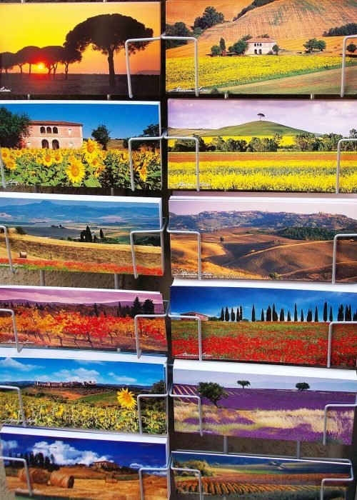 post, postal cards, italy, memory, souvenir, colorful, colors
